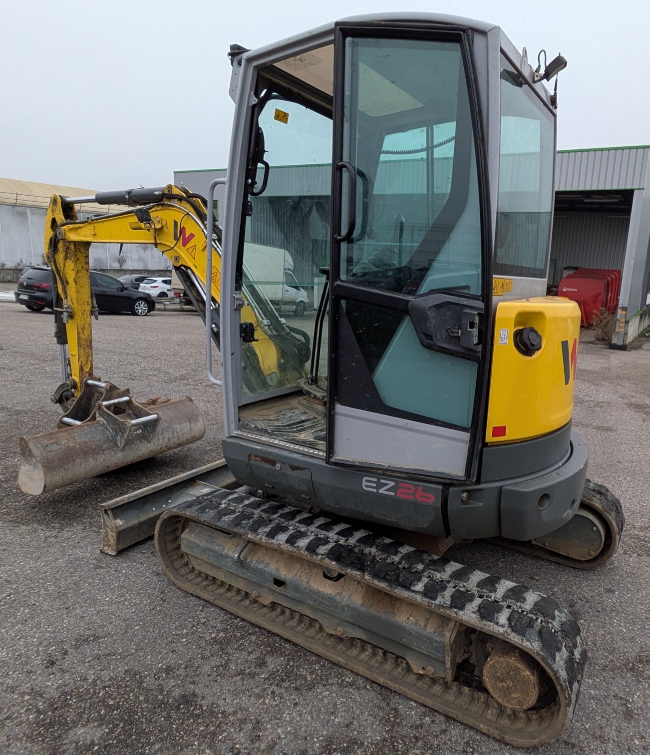 WACKER NEUSON-MINI PELLE WACKER NEUSON EZ 26 E10-03+ 3 GODETS – Image 3