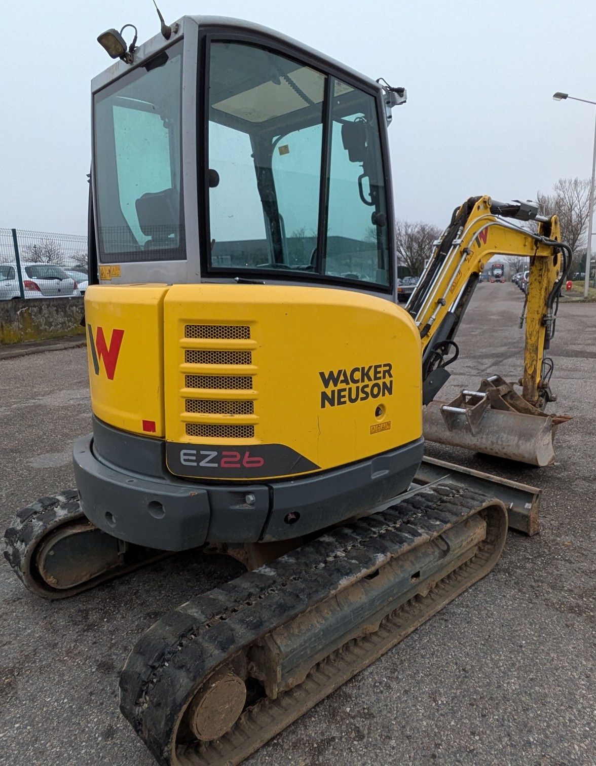 WACKER NEUSON-MINI PELLE WACKER NEUSON EZ 26 E10-03+ 3 GODETS – Image 5